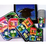 Cute Owl Graduation Theme Party Package (Congrats Grad! On Your Way) ~ Male or Female ~ Dinner Plates, Dessert Plates, Luncheon Napkins, Beverage Napkins, Cups, & Centerpiece ~ Serves 10 51T92 N8UDL. SL160 SS160 Cute Owl Graduation Theme Party Package (Congrats Grad! On Your Way) ~ Male or Female ~ Dinner Plates, Dessert Plates, Luncheon Napkins, Beverage Napkins, Cups, & Centerpiece ~ Serves 10