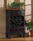 Wilshire Wine Rack - Rubbed Black Finish (Rubbed Black) (47.5H x 30W x 17D)