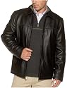 Columbia Sportswear Men's Leather Hipster with Open Bottom, Black