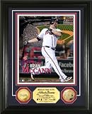 Brian McCann Framed Atlanta Braves Gold Coin Photo Mint