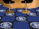 San Diego Padres Carpet Tiles 18"x18" tiles by Fan Mats