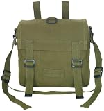 Canvas German Shoulder / Bread Bag - MINI - Unisex - Olive