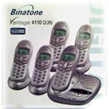 BINATONE VANTAGE 4110 QUIN DIGITAL CORDLESS TELEPHONES WITH ANSWER MACHINE from BINATONE