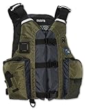 MTI Adventurewear Calcutta Kayak Fishing Angler PFD Life Jacket (Olive, Universal Size)