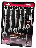 Allied 18051 7 Piece 8-Millimeter to 18-Millimeter Metric Ratcheting Combination Wrench Set