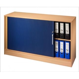 Rolladenschrank SIGNA 1730 2 OH Buche/Blau