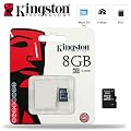Kingston - Tarjeta Micro SD de 8Gb para smartphones, tablets o cualquier dispositivo que disponga de lector de tarjetas multimedia.