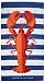 Tommy Hilfiger Beach Towel, Lobster Bay