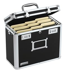 Vaultz Locking Personal File, Tote Letter-Size, Black (VZ01187)