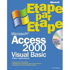 Microsoft Access 2000, VBA, �tape par �tape (+CD-Rom)