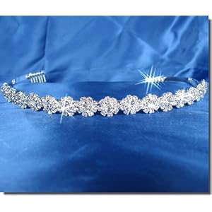 Bridal Wedding Tiara Crown Flower Band 26336