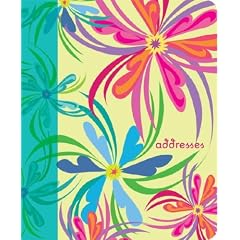 Funky Flora Mini Address Book