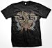 Samurai and Dragons Mens Tattoo T-shirt, Old School Tattoo Design Mens Shirt, Small, Black