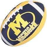 My Team Michigan Wolverines Squishy Microbead Football Pillow