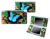 Bundle Monster Nintendo Ndsi Dsi Nds Ds i Vinyl Game Skin Case Art Decal Cover Sticker Protector Accessories - Blue Butterfly