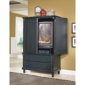 Home Elegance 875-7 BLACK ARMOIRE