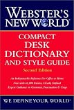 Books : Webster's New World Compact Desk Dictionary and Style Guide