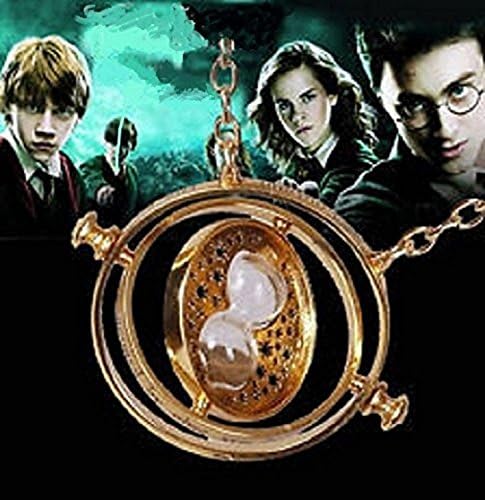 LORZ Harry Potter Hermione 18k Gold TIME TURNER NECKLACE Noble Wizard World US SELLER