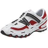 Skechers Womens Bikers-Spokes Sneaker, White/Red/Black, 10 M