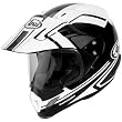 Arai Adventure XD-3 MotoX Motorcycle Helmet w/ Free B&F Heart Sticker Bundle - White Frost