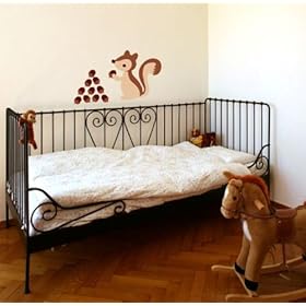 Brown Squirrel Wall Decor Stickers