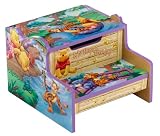 Disney Winnie the Pooh "Bother Free Day" Step Stool with Built-in Organizer