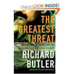 The Greatest Threat: Iraq, Weapons of Mass Destruction and the Growing Crisis in Global Security
