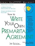 How to Write Your Own Premarital Agreement: With Forms (Legal Survival Guides)