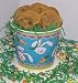Gourmet Food : Scott's Cakes 1 lb. Chocolate Chip Cookies in a Blue Bunny Pail