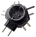 Lindy Reiseadapter-TravelStar, schwarz. Weltweit die richtige Steckdosenverbindung ! Steckdose auf die jeweilige Stifte des Reselandes drehen, Gerät anschließen, fertig ! Belastbar bis max. 16A / 250 V AC. Z.B.: Hongkong, Indien, China, GB, Europa, Afrika, GUS, Commonwealth, England, Australien, Neuseeland, Nord-Mittel-Süd-Amerika, Japan, Süd-Ost-Asien u.a.