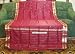 2 Rod Pocket Maroon Silk Sari Drapes, Panels, Curtains - India