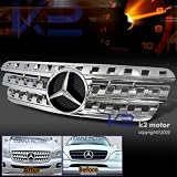 1998 1999 2000 2001 2002 2003 2004 2005 Benz W163 Ml Ml430 Ml320 Grille Chrome 06 Look