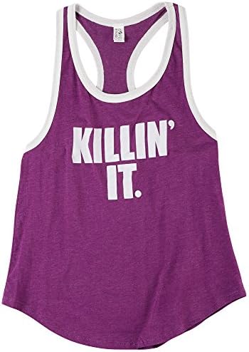CornerShop Juniors Killin It Racerback Tank Top Medium Grape purple