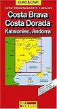 RV Euro-Regionalkarte 1:300 000 Costa Brava - Costa Dorada, Katalonien, Andorra - 