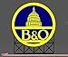 Lights4Models 88-2701 Lg B&O Railroad sign by Miller signs