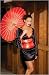 Japanese Doll! Costume Includes a Silky Satin Dress and Tapestry Sash (shown with Parasol 9423 sold separate not included) Sizes Small/Medium, Medium/Large, 1X2X or 3X4X in Black