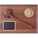 9"x12" Gavel Plaque (Walnut Finish)