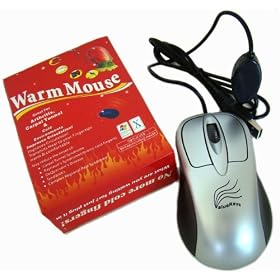 ValueRays� Warm Mouse, Heated Mouse, Warm Computer Mouse, Heated Computer Mouse, Ergonomic Warm Mouse, Optical Heated Mouse, USB Hand Warmer Mouse, Ergonomic Mouse, Assistive Technology, USB Optical Mouse, Computer Mouse, Infrared Heat