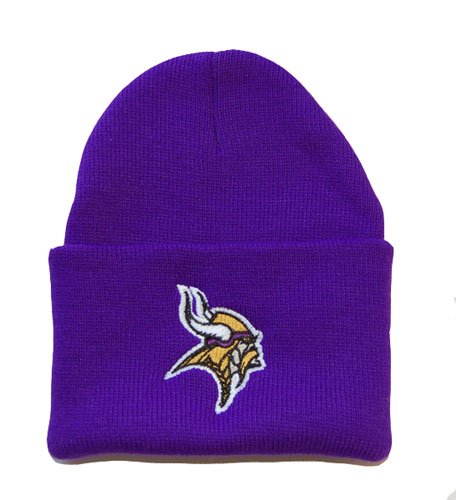 NFL Beanie Minnesota Vikings Cuff Purple