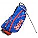 Team Golf NCAA Florida Gators Fairway Golf Stand Bag Fairway Golf Stand Bag, Lightweight, 14-way Top, Spring Action Stand, Insulated Cooler Pocket, Padded Strap, Umbrella Holder & Removable Rain Hood