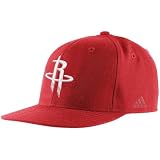 NBA adidas Houston Rockets Red Basic Logo Fitted Hat (7)