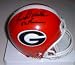 Sporting Goods : Herschel Walker Autographed Georgia Bulldogs Riddell Mini Helmet with '82 Heisman' Inscription