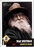 2009 Topps American Heritage Baseball Cards # 7 Walt Whitman ( Leaves of Grass )( Writer ) Trading Card in Protective Screw Down Display