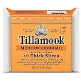 Tillamook, Medium Cheddar Cheese, Sliced, 12 oz