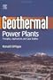 Geothermal Power Plants: Principles, Applications and Case Studies