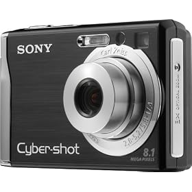 Sony Cybershot DSCW90 8.1MP Digital Camera with 3x Optical Zoom and Super Steady Shot (Black)