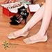 Women's No Show Liner Socks for Flats, Bamboo Fiber w/HeelHug (6 Pairs)