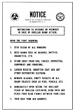 Office of Civillian Defence (Nuclear Bomb Attack) Art Poster Print - 24" X 36"