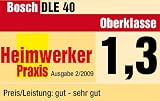 Details zu "Bosch Laserentfernungsmesser DLE 40 mit Batterien und Schutztasche"