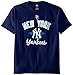 MLB New York Yankees Men's 58T Tee, Navy, Large